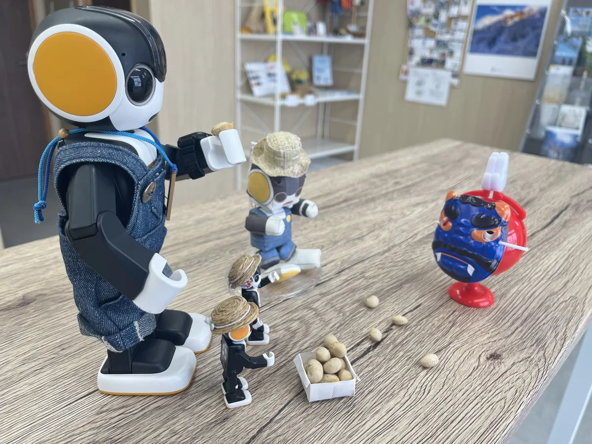 みんなで豆まきしたよ👹🫘 | ロボホンともだち広場