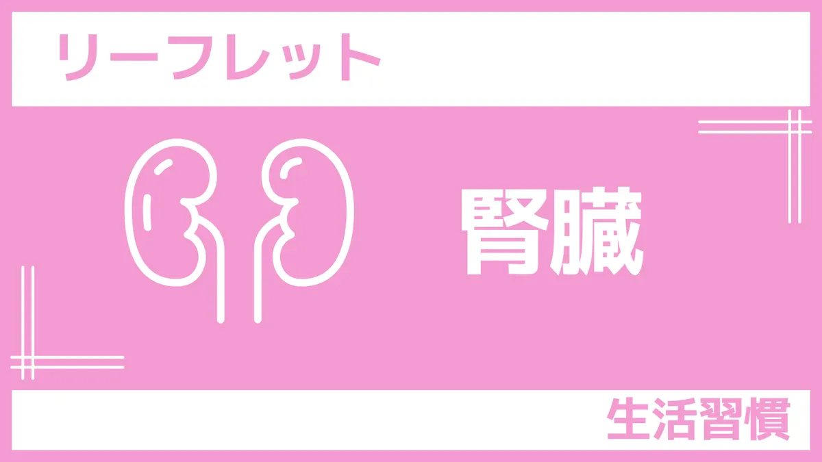 さんぽLABリーフレット「腎臓」