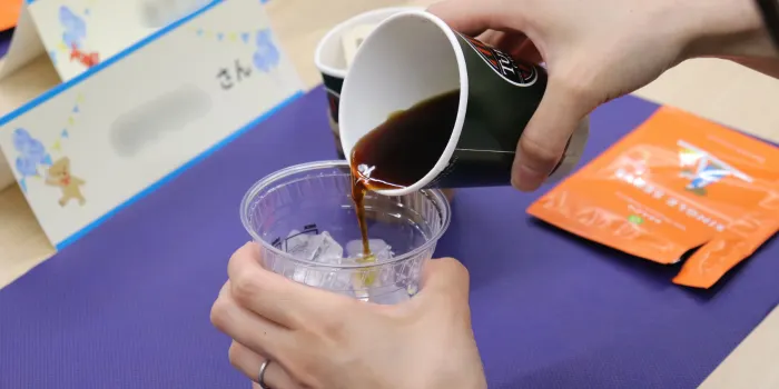 シングルサーブでアイスコーヒー抽出