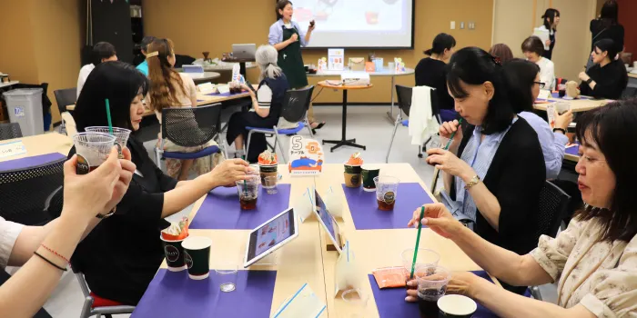 水出しアイスコーヒーとの飲み比べ