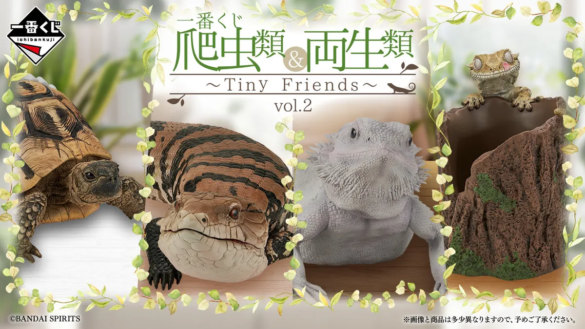 一番くじ 爬虫類＆両生類～Tiny Friends～ A賞＆B賞 Amazon | 一番くじ 爬虫類＆両生類～Tiny Friends～ A賞〜H賞 全