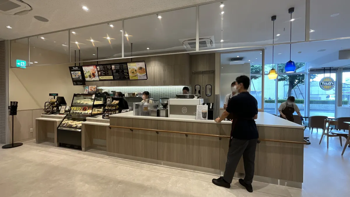 カウンターの様子