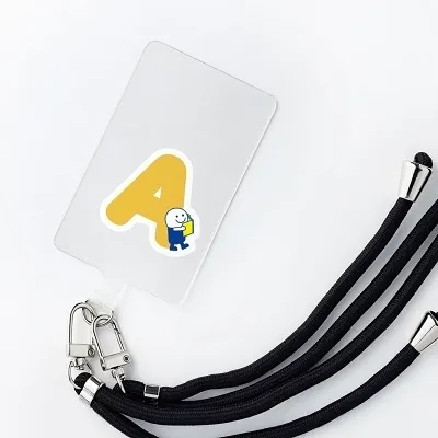 スマホストラップ ブックオフ よむよむ君アルファベット「A」