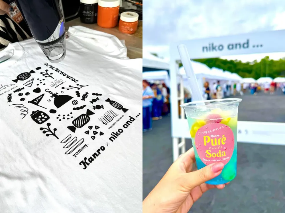 コラボTシャツとスペシャルドリンク