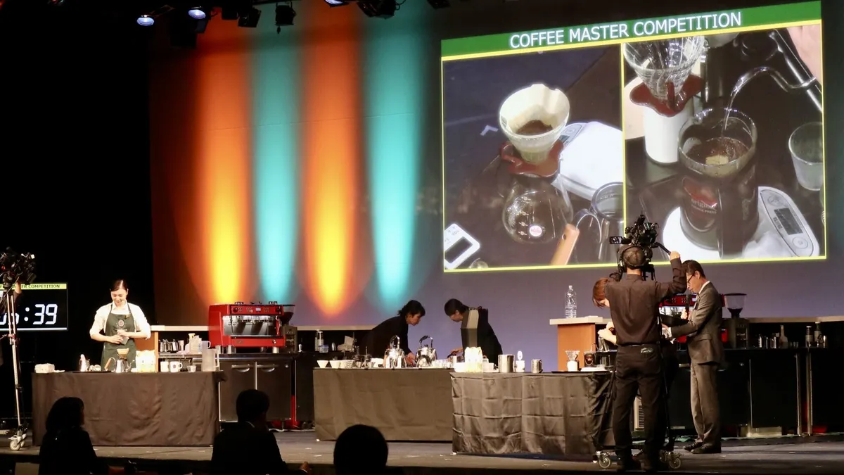2024年 コーヒーマスターコンペティションの様子