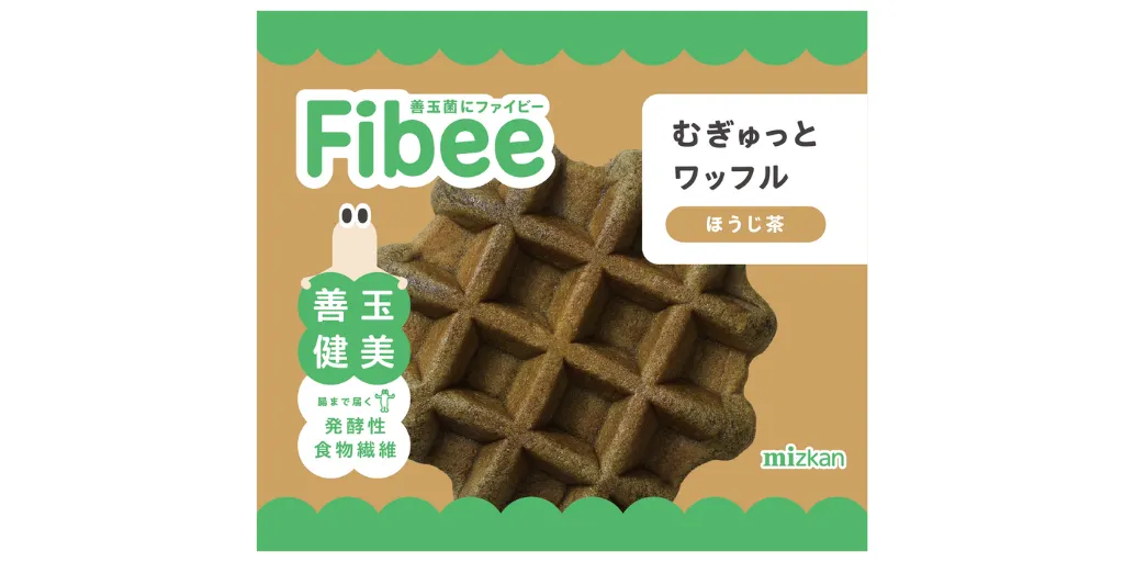 Fibee むぎゅっとワッフル ほうじ茶