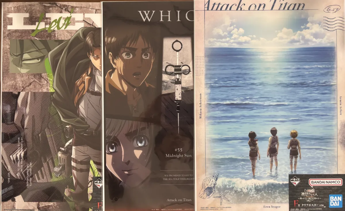 世界に1枚】ミカサ賞 サインポスター 進撃の巨人 JOYSOUND×ローソン