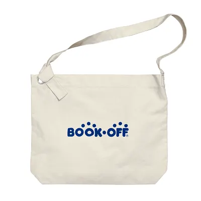 BOOKOFF ロゴ（青） ビッグショルダーバッグ
