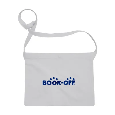 BOOKOFF ロゴ（青） サコッシュ　ライトグレー