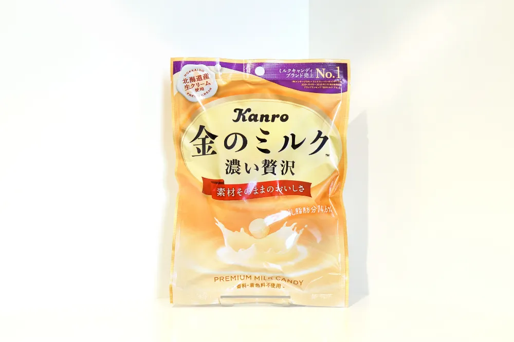 金のミルクのパッケージの写真