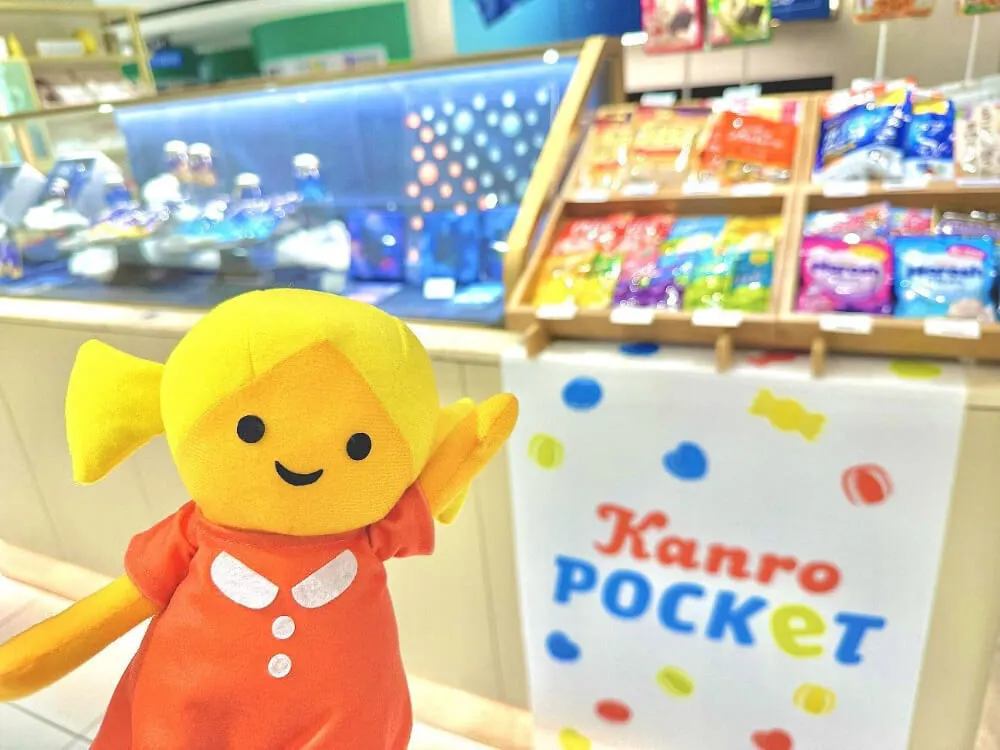 カンロちゃんとPOPUPストアの写真