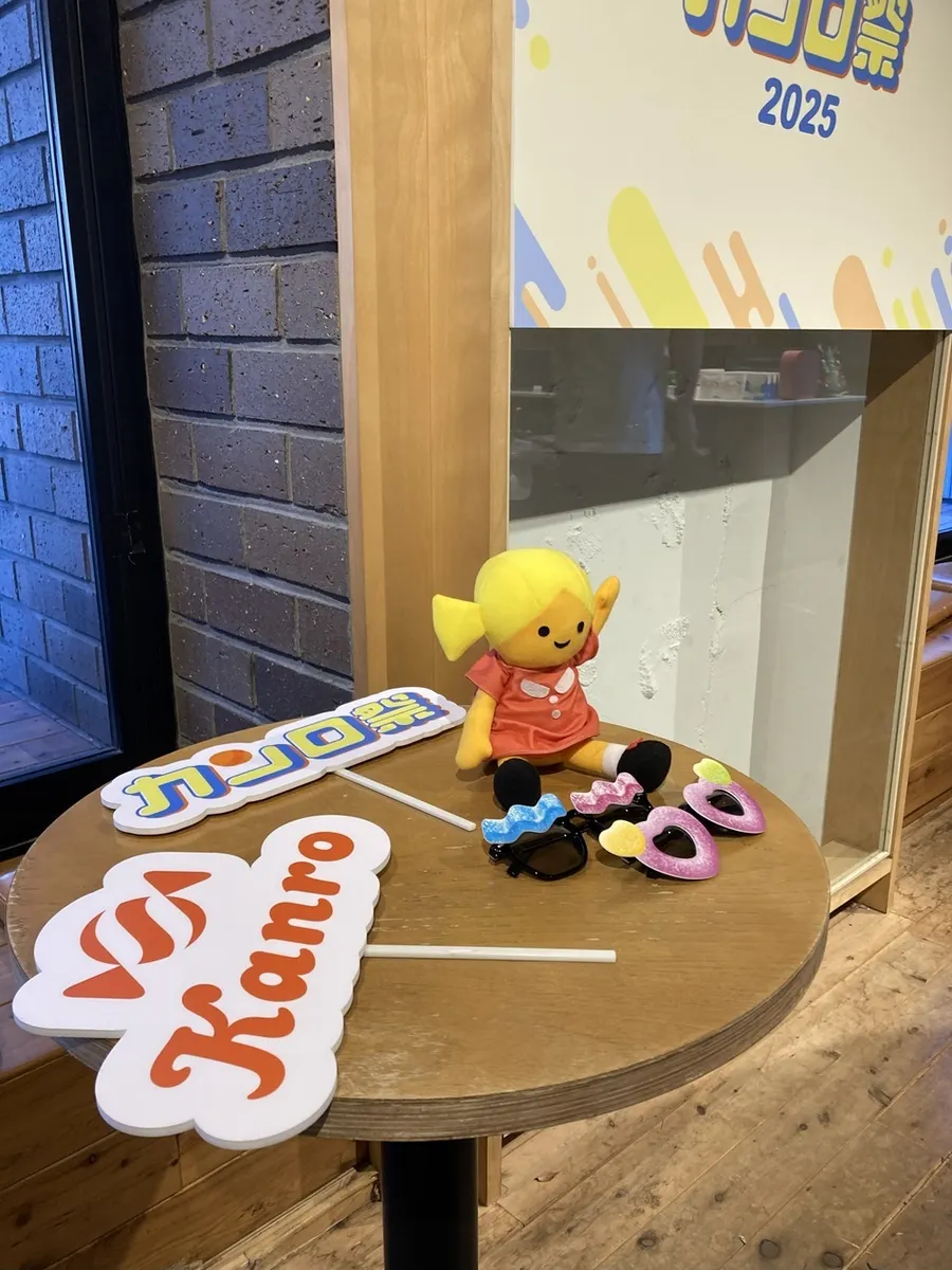 受付前のフォトスポットの様子