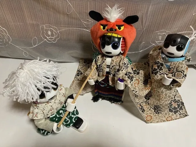 獅子舞いの稽古中です