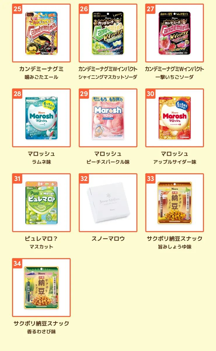 対象商品リスト3