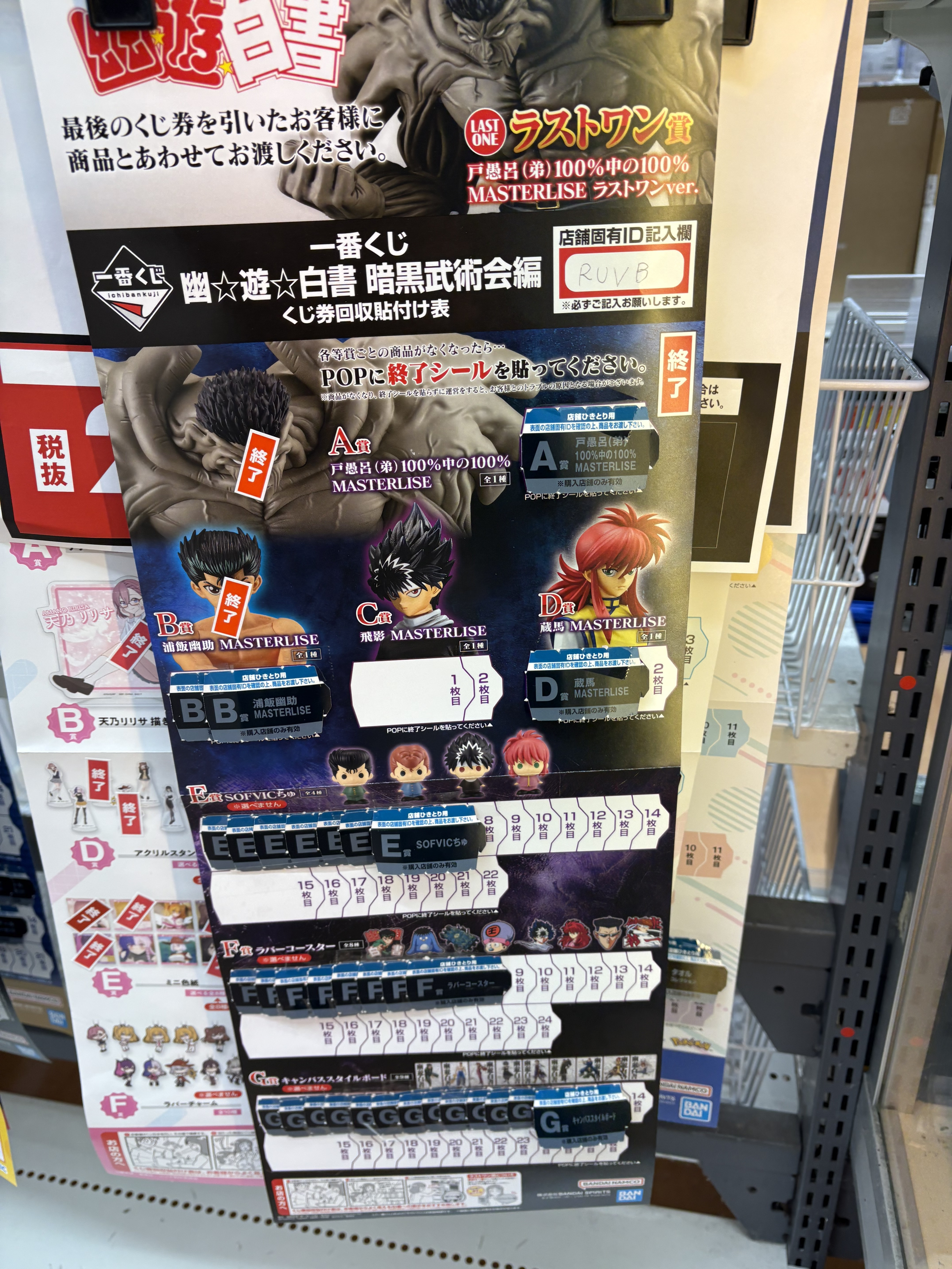 C賞D賞狙って引いたけどオールF賞😵 | 一番くじ公式ファン