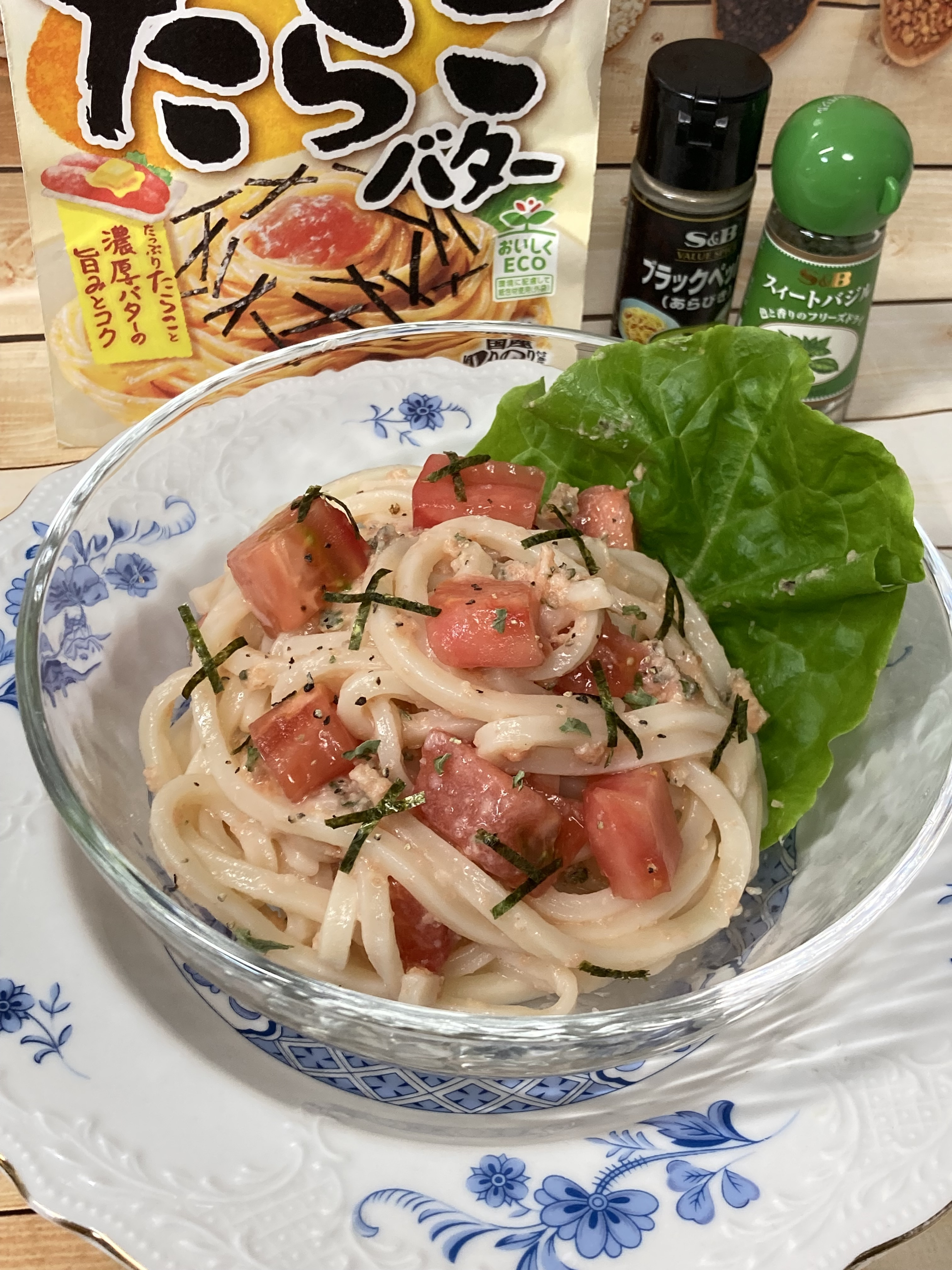 たらこバターうどん | SPICE&HERB COMMUNITY