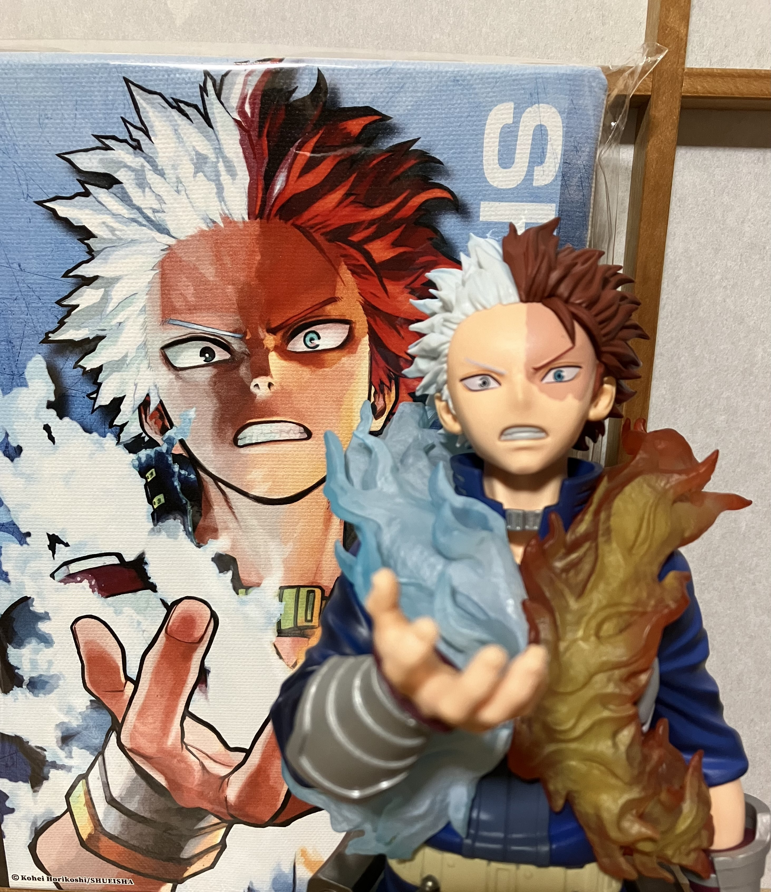 ヒロアカ 一番くじ 連なる星霜 轟焦凍 ショート フィギュア リペイント ヒロアカ 一番くじ 連なる星霜 轟焦凍 ショート フィギュア