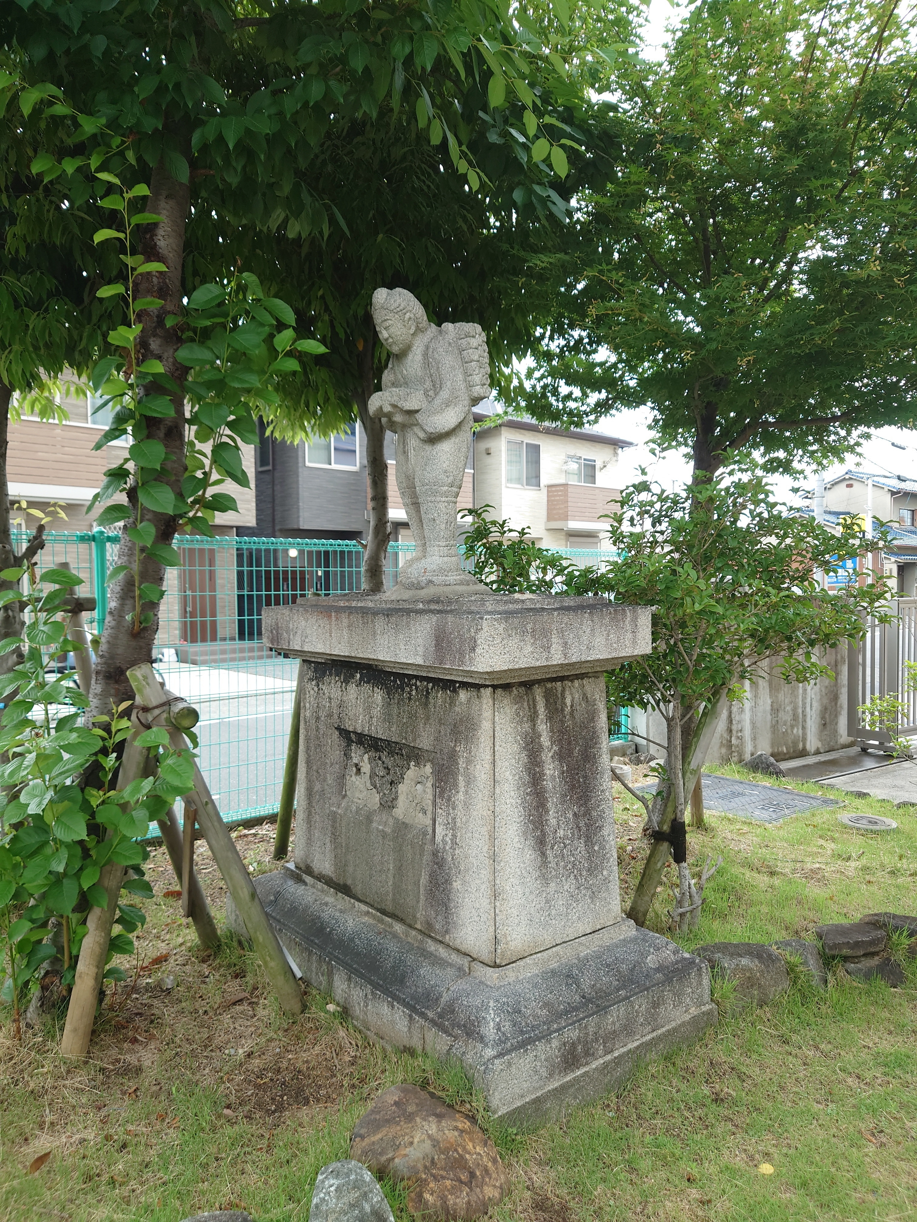 二宮金次郎像　昭和レトロ 二宮金次郎像 昭和レトロ 彫刻・オブジェ