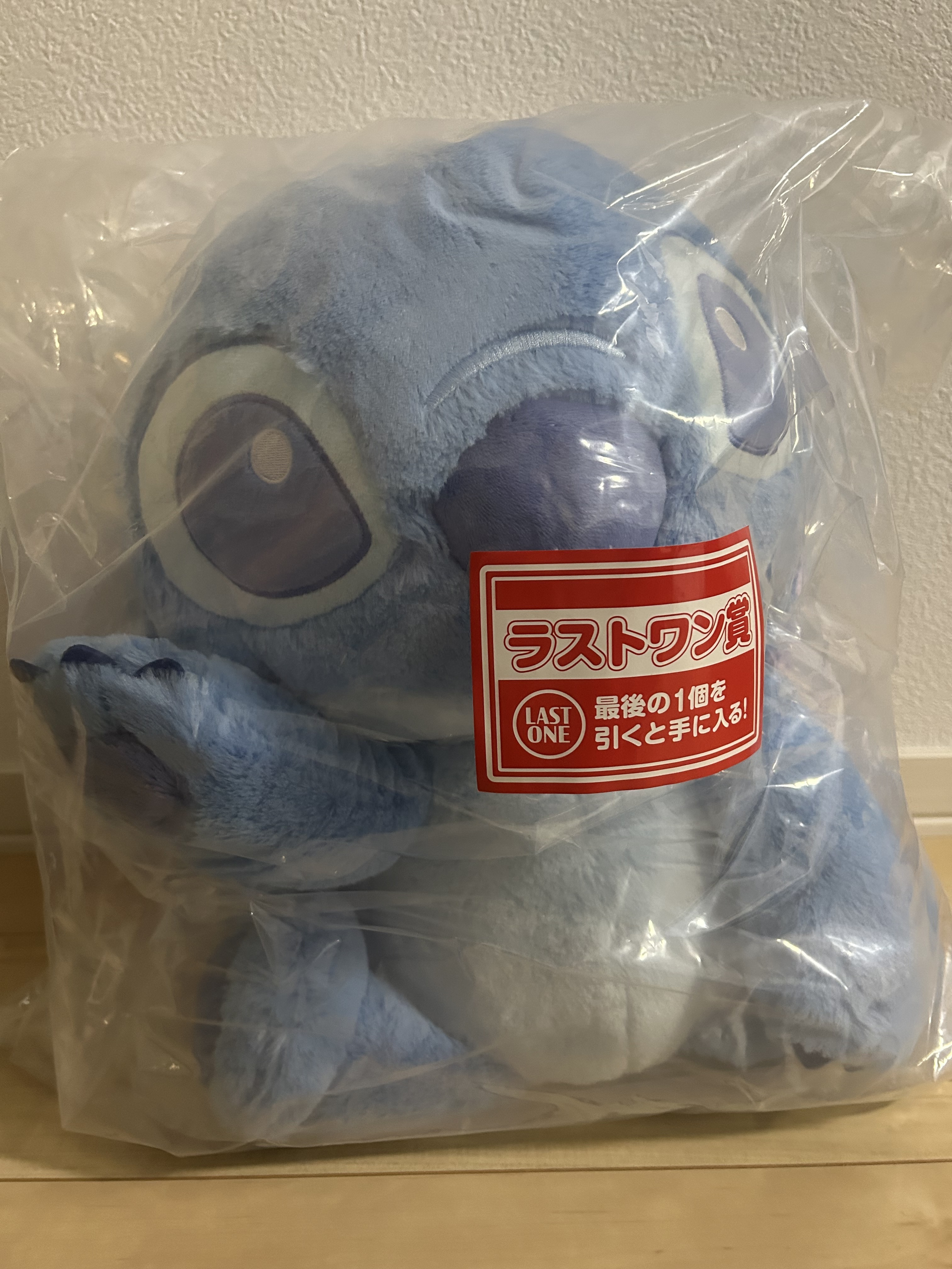 スティッチ1番くじ ラストワン ぬいぐるみ 約38cm とおまけの5点