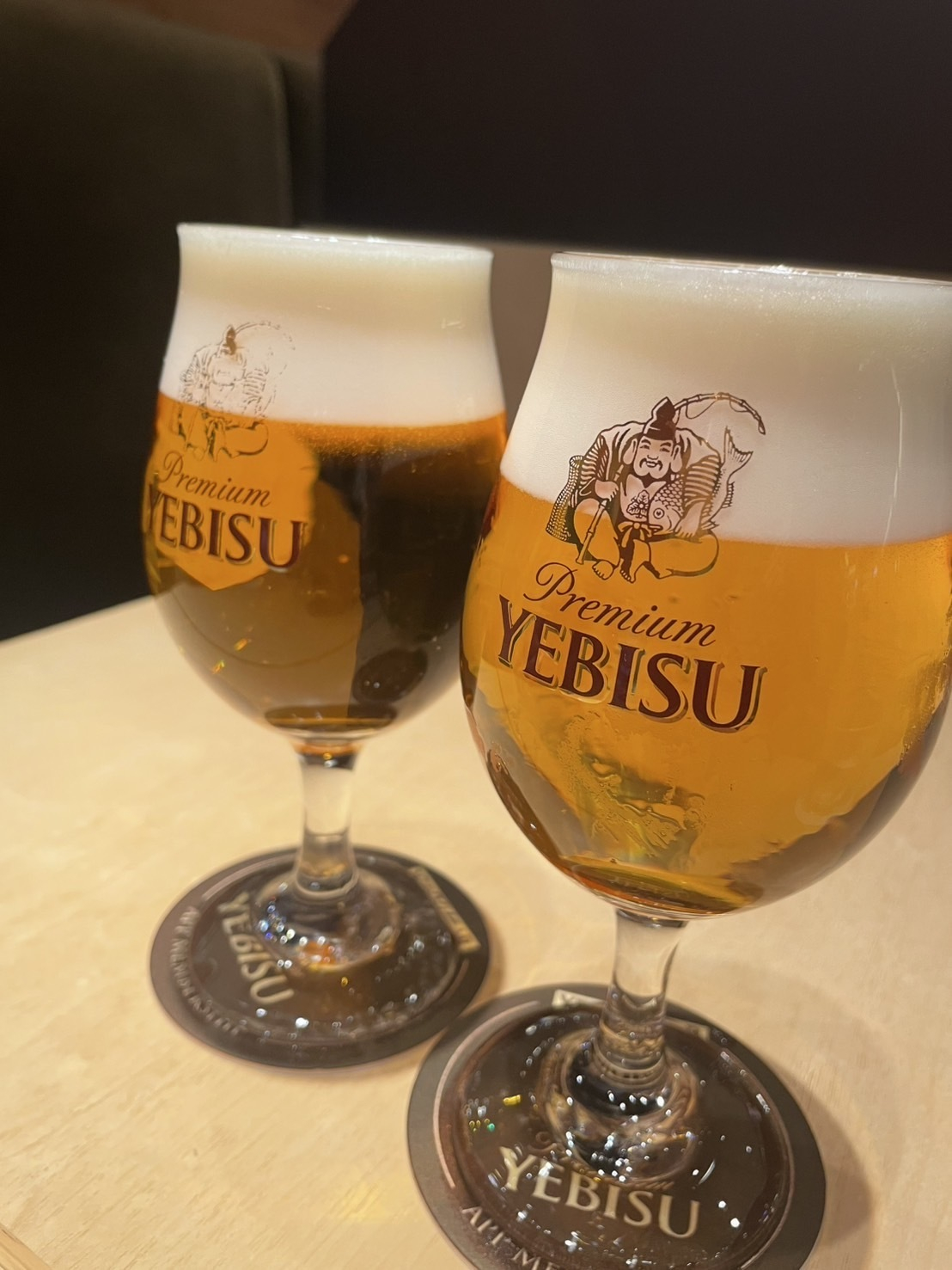 まるさん専用 フランシスカン三日月サラダプレート2枚 メニュー絵面と違うサラダにビックリ！ | YEBISU BEER TOWN