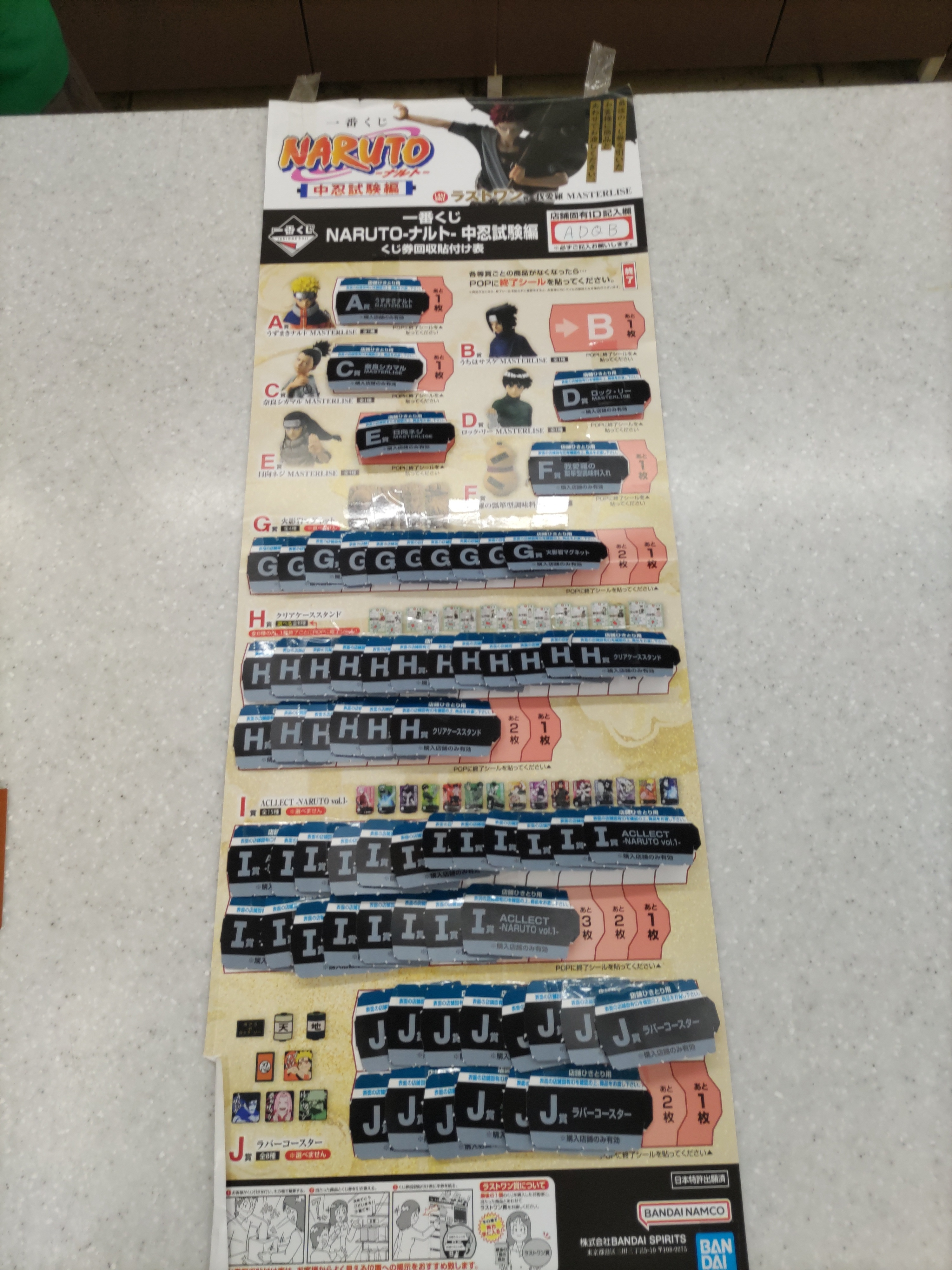 今でしょ！NARUTO中忍試験編！ | 一番くじ公式ファンコミュニティ